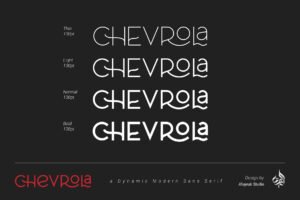 Chevrola Modern Sans Serif