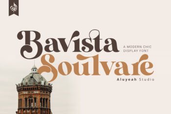 Bavista Soulvare modern display font