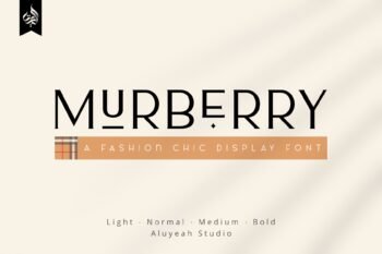 Murberry Fashion Font