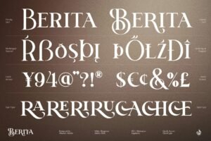 Berita Display Font