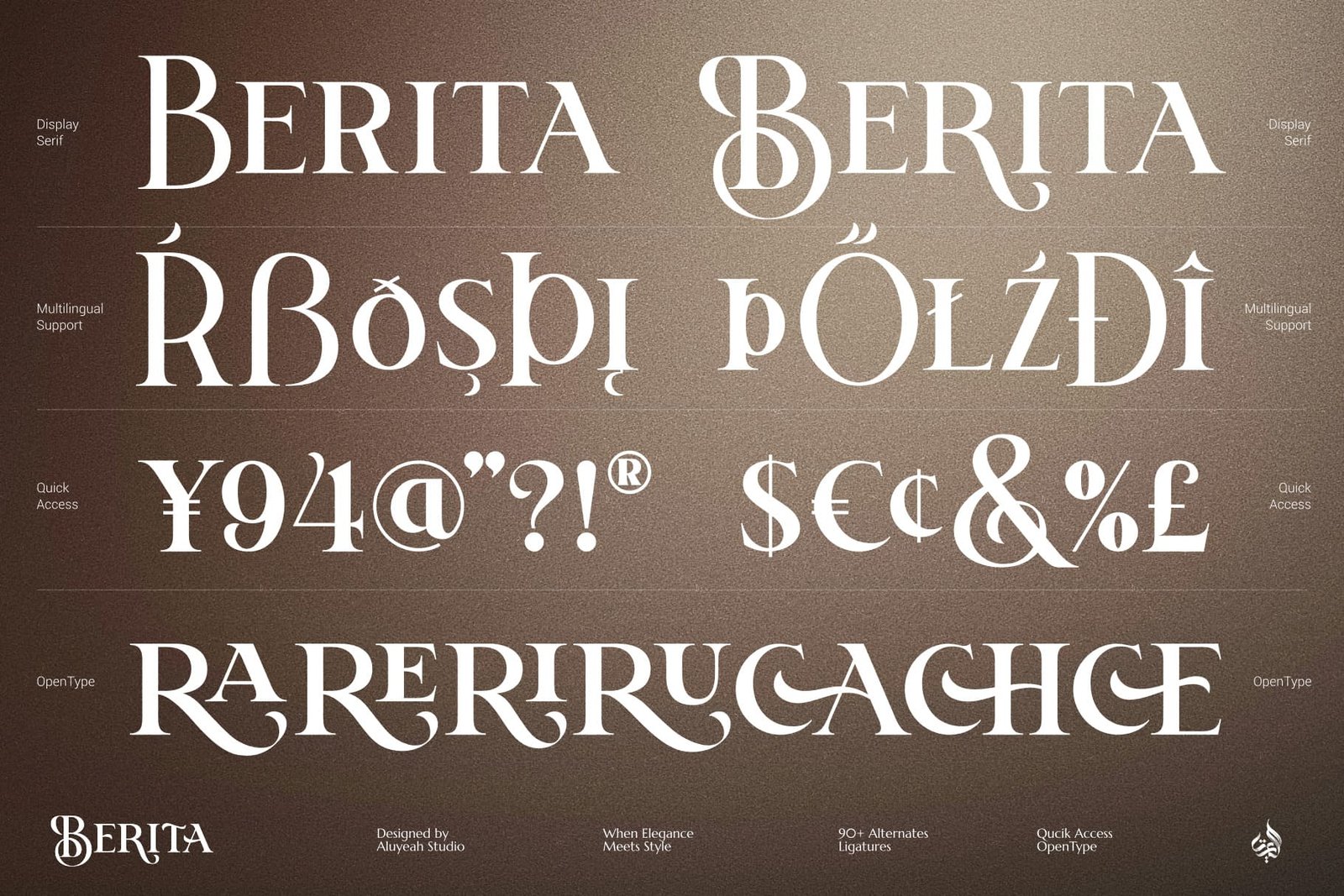 Berita Display Font