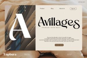Enphera - A Sophisticated Ligature Display Typeface!