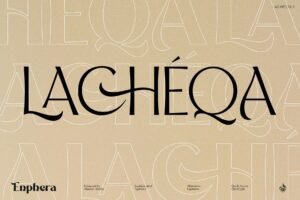 Enphera - A Sophisticated Ligature Display Typeface!