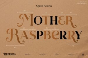 Renigma - A Brand New Stunning Display Serif Typeface