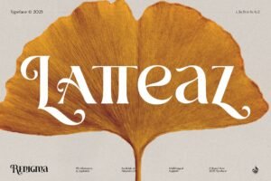 Renigma - A Brand New Stunning Display Serif Typeface