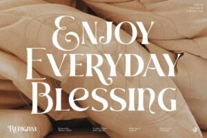Renigma - A Brand New Stunning Display Serif Typeface